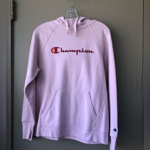 Pink Champion Hoodie Sweatshirt Women’s Medium